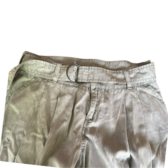 ▶️ Sundance ◀️ Tencel Grey Wide Leg Pants Sz 8 petite - Picture 12 of 14